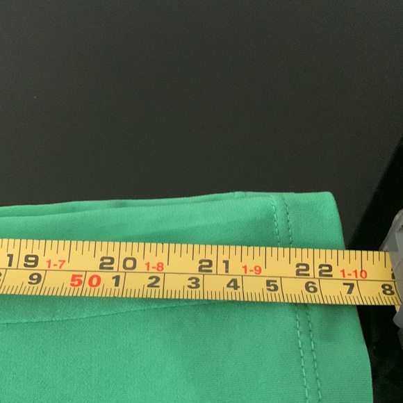 Slinky Brand Summer Green Flowy capris women 1X STRETCHY Classic Wider Leg - Picture 7 of 9